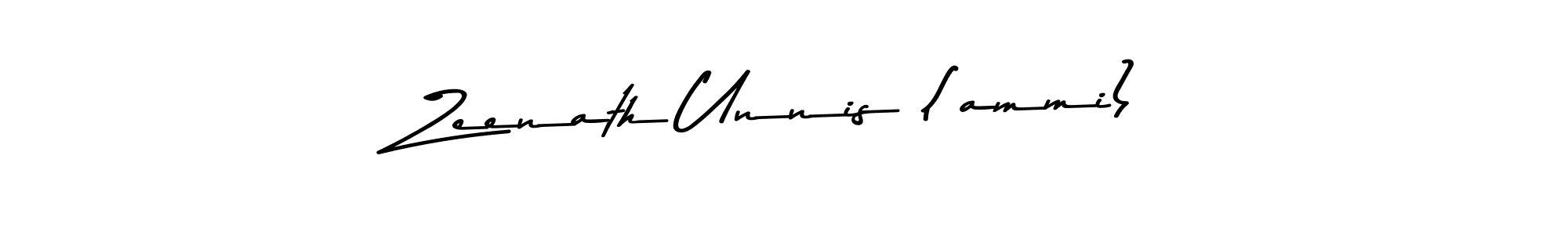 Also we have Zeenath Unnis (ammi) name is the best signature style. Create professional handwritten signature collection using Asem Kandis PERSONAL USE autograph style. Zeenath Unnis (ammi) signature style 9 images and pictures png