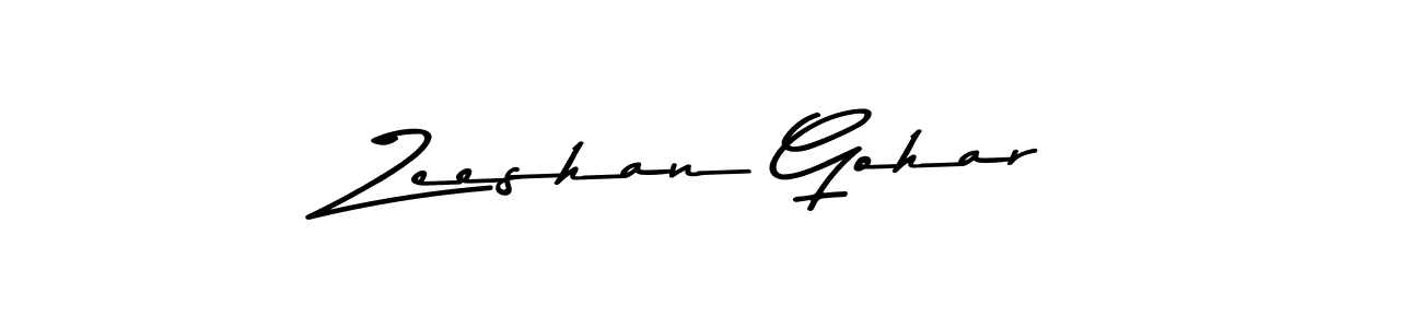 Also we have Zeeshan Gohar name is the best signature style. Create professional handwritten signature collection using Asem Kandis PERSONAL USE autograph style. Zeeshan Gohar signature style 9 images and pictures png