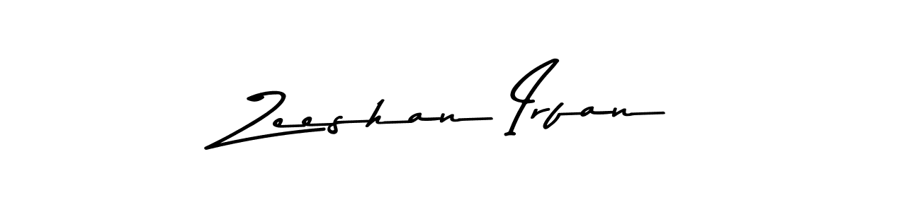 Make a beautiful signature design for name Zeeshan Irfan. Use this online signature maker to create a handwritten signature for free. Zeeshan Irfan signature style 9 images and pictures png