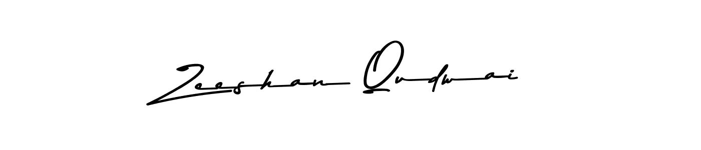 Make a beautiful signature design for name Zeeshan Qudwai. With this signature (Asem Kandis PERSONAL USE) style, you can create a handwritten signature for free. Zeeshan Qudwai signature style 9 images and pictures png