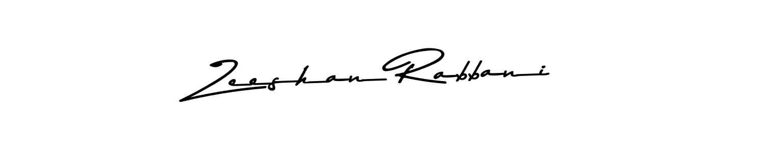 Design your own signature with our free online signature maker. With this signature software, you can create a handwritten (Asem Kandis PERSONAL USE) signature for name Zeeshan Rabbani. Zeeshan Rabbani signature style 9 images and pictures png