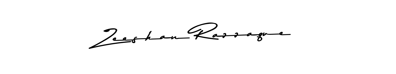 Make a beautiful signature design for name Zeeshan Razzaque. With this signature (Asem Kandis PERSONAL USE) style, you can create a handwritten signature for free. Zeeshan Razzaque signature style 9 images and pictures png
