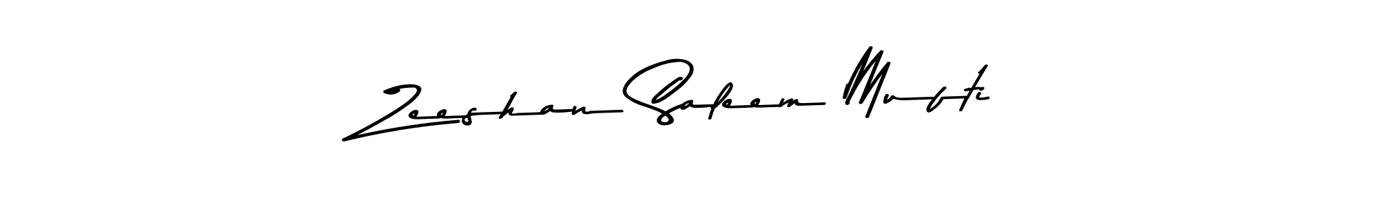 How to make Zeeshan Saleem Mufti signature? Asem Kandis PERSONAL USE is a professional autograph style. Create handwritten signature for Zeeshan Saleem Mufti name. Zeeshan Saleem Mufti signature style 9 images and pictures png