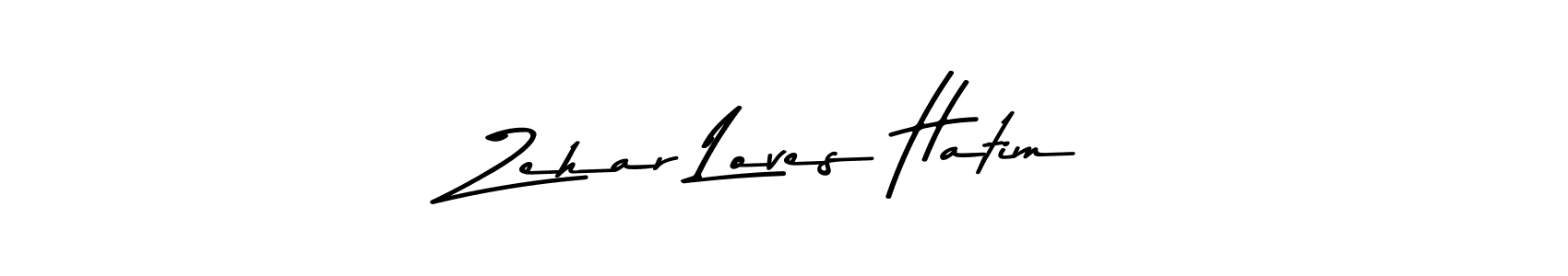 Also we have Zehar Loves Hatim name is the best signature style. Create professional handwritten signature collection using Asem Kandis PERSONAL USE autograph style. Zehar Loves Hatim signature style 9 images and pictures png