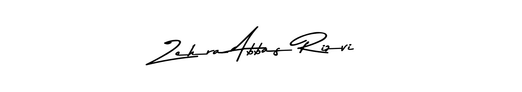 Make a beautiful signature design for name Zehra Abbas Rizvi. Use this online signature maker to create a handwritten signature for free. Zehra Abbas Rizvi signature style 9 images and pictures png