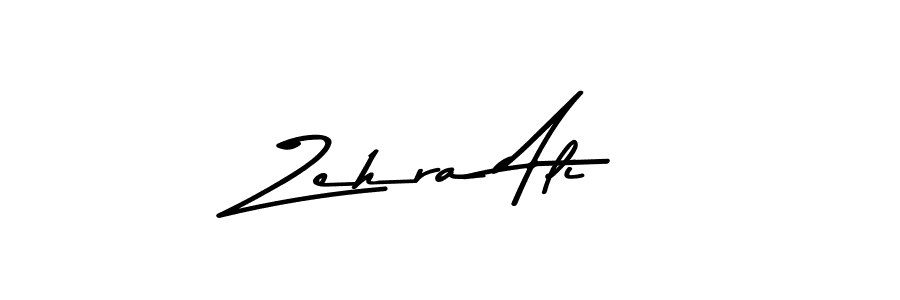 Design your own signature with our free online signature maker. With this signature software, you can create a handwritten (Asem Kandis PERSONAL USE) signature for name Zehra Ali. Zehra Ali signature style 9 images and pictures png