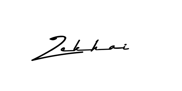 Design your own signature with our free online signature maker. With this signature software, you can create a handwritten (Asem Kandis PERSONAL USE) signature for name Zekhai. Zekhai signature style 9 images and pictures png