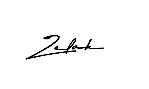 Make a beautiful signature design for name Zelah. With this signature (Asem Kandis PERSONAL USE) style, you can create a handwritten signature for free. Zelah signature style 9 images and pictures png
