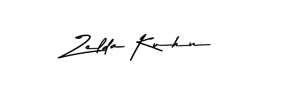 Use a signature maker to create a handwritten signature online. With this signature software, you can design (Asem Kandis PERSONAL USE) your own signature for name Zelda Kuhn. Zelda Kuhn signature style 9 images and pictures png