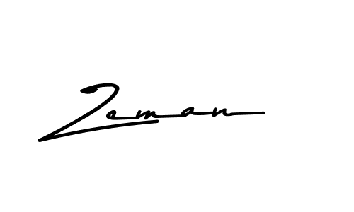 Use a signature maker to create a handwritten signature online. With this signature software, you can design (Asem Kandis PERSONAL USE) your own signature for name Zeman. Zeman signature style 9 images and pictures png