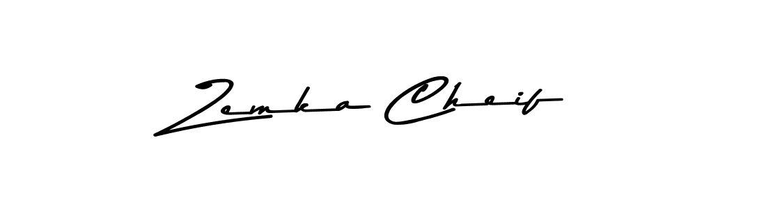 Make a beautiful signature design for name Zemka Cheif. With this signature (Asem Kandis PERSONAL USE) style, you can create a handwritten signature for free. Zemka Cheif signature style 9 images and pictures png