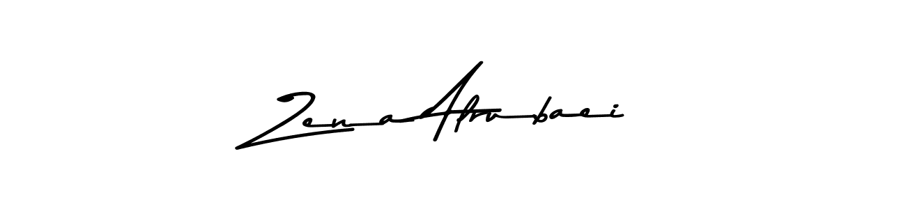 Design your own signature with our free online signature maker. With this signature software, you can create a handwritten (Asem Kandis PERSONAL USE) signature for name Zena Alrubaei. Zena Alrubaei signature style 9 images and pictures png