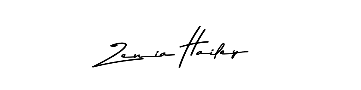 How to make Zenia Hailey signature? Asem Kandis PERSONAL USE is a professional autograph style. Create handwritten signature for Zenia Hailey name. Zenia Hailey signature style 9 images and pictures png