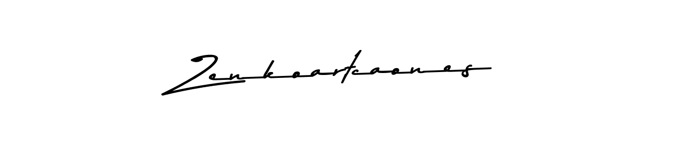 Zenkoartcaones stylish signature style. Best Handwritten Sign (Asem Kandis PERSONAL USE) for my name. Handwritten Signature Collection Ideas for my name Zenkoartcaones. Zenkoartcaones signature style 9 images and pictures png