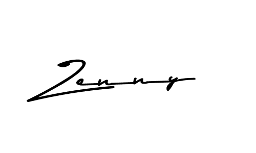 Also we have Zenny name is the best signature style. Create professional handwritten signature collection using Asem Kandis PERSONAL USE autograph style. Zenny signature style 9 images and pictures png