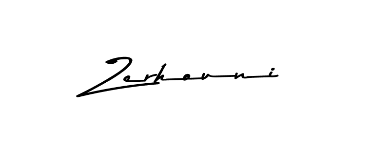 Design your own signature with our free online signature maker. With this signature software, you can create a handwritten (Asem Kandis PERSONAL USE) signature for name Zerhouni. Zerhouni signature style 9 images and pictures png