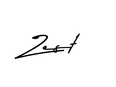 Zest stylish signature style. Best Handwritten Sign (Asem Kandis PERSONAL USE) for my name. Handwritten Signature Collection Ideas for my name Zest. Zest signature style 9 images and pictures png