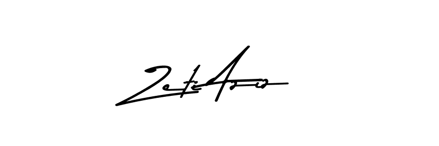 Zeti Aziz stylish signature style. Best Handwritten Sign (Asem Kandis PERSONAL USE) for my name. Handwritten Signature Collection Ideas for my name Zeti Aziz. Zeti Aziz signature style 9 images and pictures png