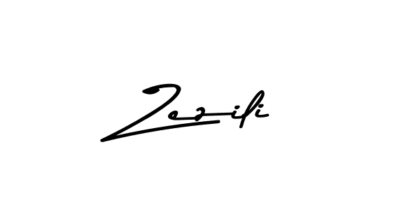 Zezili stylish signature style. Best Handwritten Sign (Asem Kandis PERSONAL USE) for my name. Handwritten Signature Collection Ideas for my name Zezili. Zezili signature style 9 images and pictures png