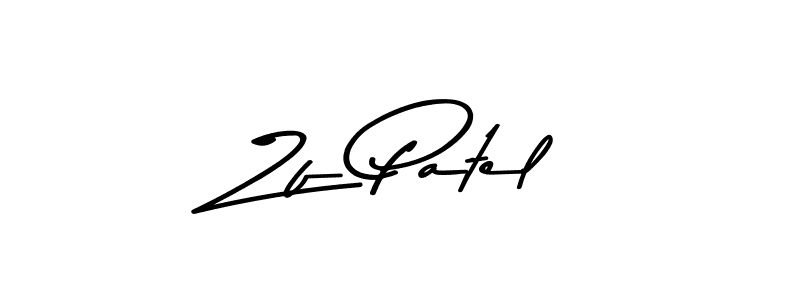 Asem Kandis PERSONAL USE is a professional signature style that is perfect for those who want to add a touch of class to their signature. It is also a great choice for those who want to make their signature more unique. Get Zf Patel name to fancy signature for free. Zf Patel signature style 9 images and pictures png