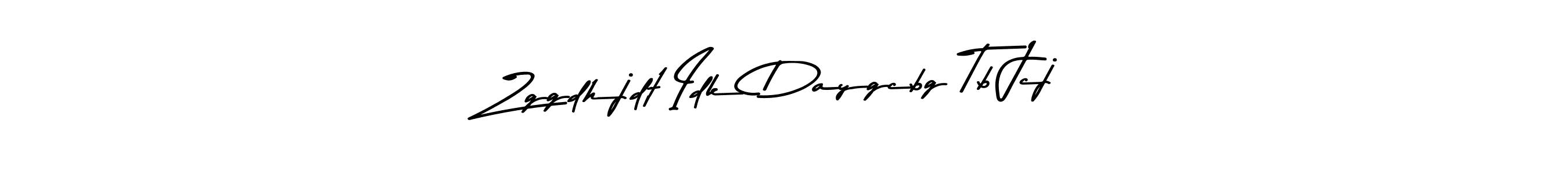 How to make Zggdhjdt Idk Daygcbg Tb Jcj name signature. Use Asem Kandis PERSONAL USE style for creating short signs online. This is the latest handwritten sign. Zggdhjdt Idk Daygcbg Tb Jcj signature style 9 images and pictures png