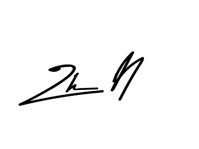 How to make Zh N signature? Asem Kandis PERSONAL USE is a professional autograph style. Create handwritten signature for Zh N name. Zh N signature style 9 images and pictures png