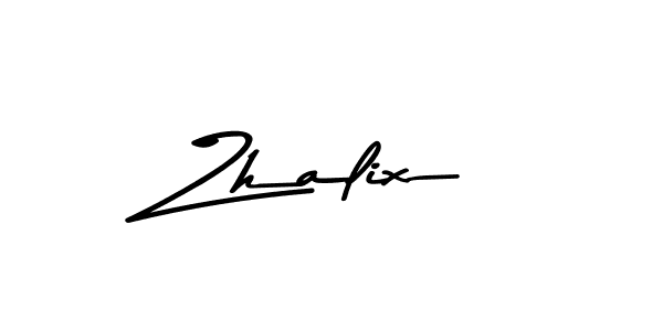 Design your own signature with our free online signature maker. With this signature software, you can create a handwritten (Asem Kandis PERSONAL USE) signature for name Zhalix. Zhalix signature style 9 images and pictures png