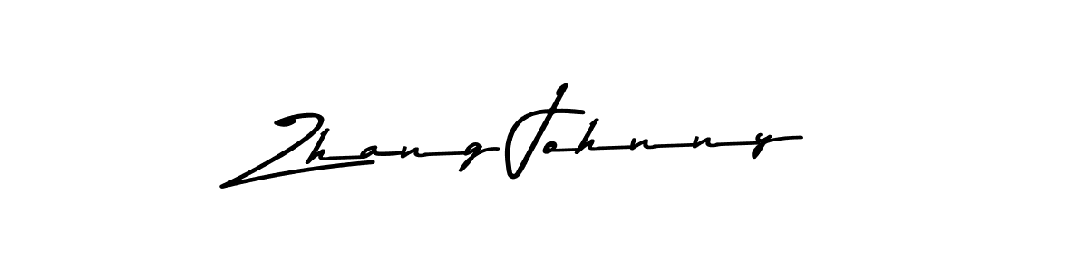 Design your own signature with our free online signature maker. With this signature software, you can create a handwritten (Asem Kandis PERSONAL USE) signature for name Zhang Johnny. Zhang Johnny signature style 9 images and pictures png