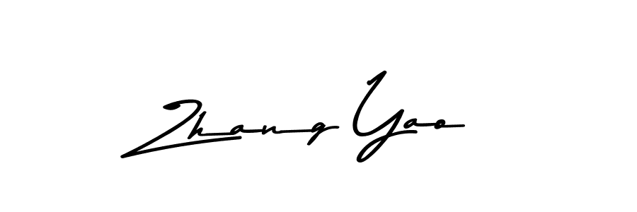 Design your own signature with our free online signature maker. With this signature software, you can create a handwritten (Asem Kandis PERSONAL USE) signature for name Zhang Yao. Zhang Yao signature style 9 images and pictures png