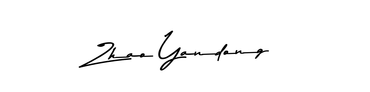 How to make Zhao Yandong signature? Asem Kandis PERSONAL USE is a professional autograph style. Create handwritten signature for Zhao Yandong name. Zhao Yandong signature style 9 images and pictures png