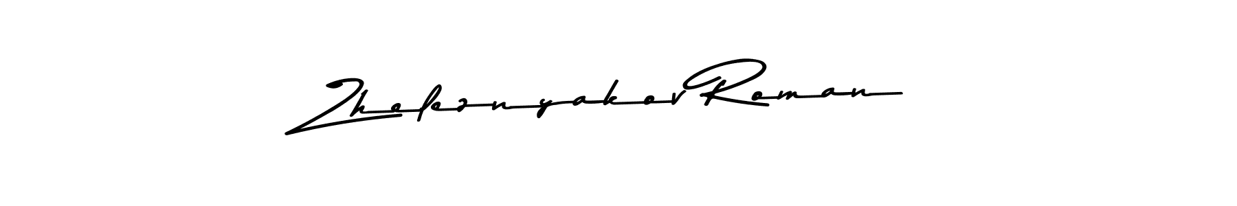 Use a signature maker to create a handwritten signature online. With this signature software, you can design (Asem Kandis PERSONAL USE) your own signature for name Zheleznyakov Roman. Zheleznyakov Roman signature style 9 images and pictures png