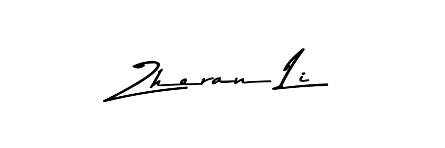 This is the best signature style for the Zheran Li name. Also you like these signature font (Asem Kandis PERSONAL USE). Mix name signature. Zheran Li signature style 9 images and pictures png