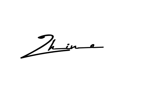 Design your own signature with our free online signature maker. With this signature software, you can create a handwritten (Asem Kandis PERSONAL USE) signature for name Zhine. Zhine signature style 9 images and pictures png