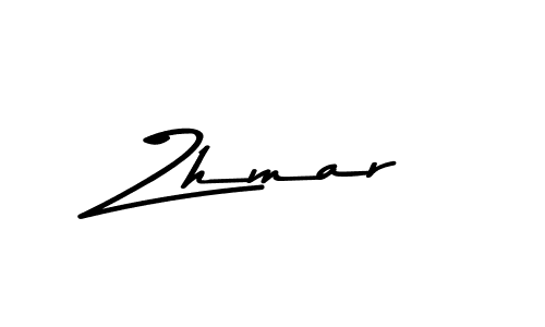 Design your own signature with our free online signature maker. With this signature software, you can create a handwritten (Asem Kandis PERSONAL USE) signature for name Zhmar. Zhmar signature style 9 images and pictures png