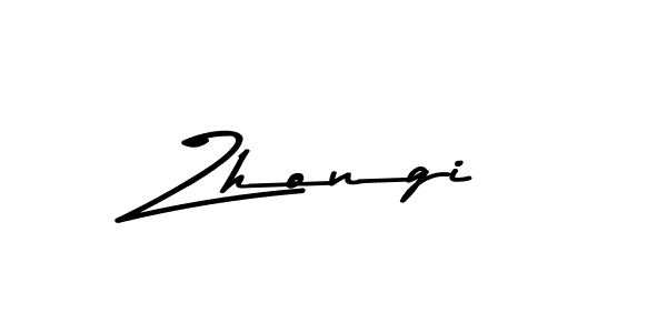 Also we have Zhongi name is the best signature style. Create professional handwritten signature collection using Asem Kandis PERSONAL USE autograph style. Zhongi signature style 9 images and pictures png