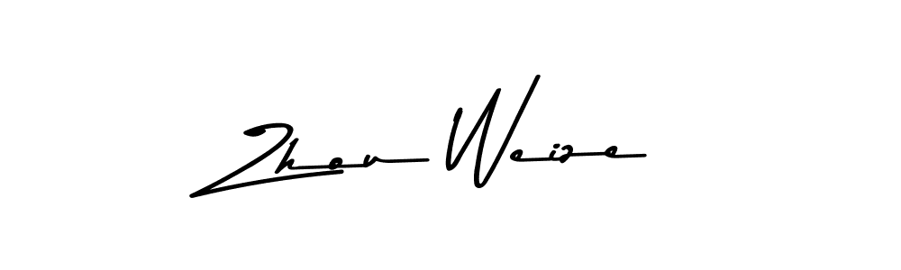 Also we have Zhou Weize name is the best signature style. Create professional handwritten signature collection using Asem Kandis PERSONAL USE autograph style. Zhou Weize signature style 9 images and pictures png