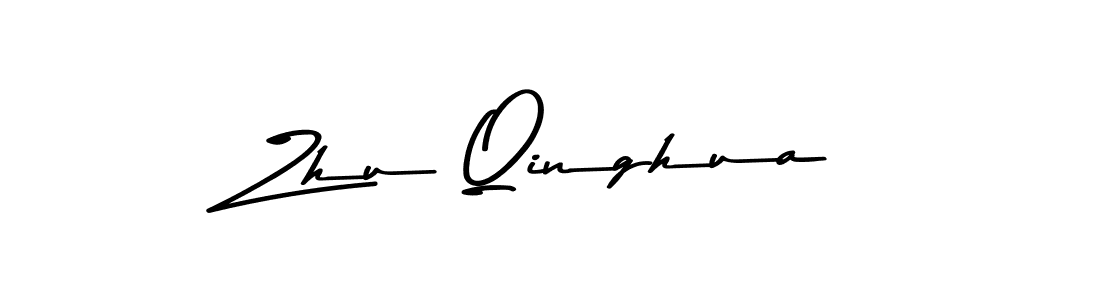 The best way (Asem Kandis PERSONAL USE) to make a short signature is to pick only two or three words in your name. The name Zhu Qinghua include a total of six letters. For converting this name. Zhu Qinghua signature style 9 images and pictures png