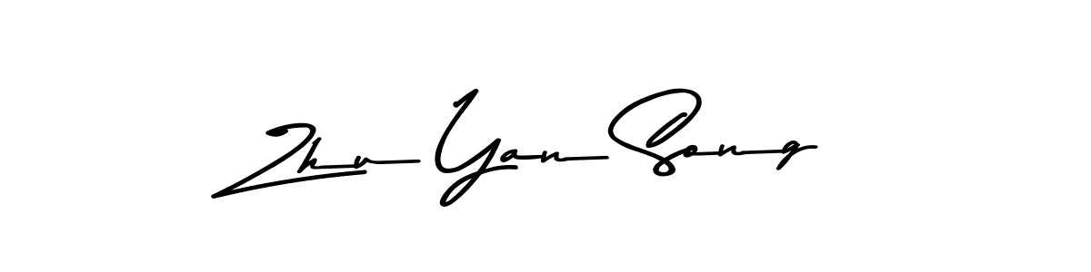 You should practise on your own different ways (Asem Kandis PERSONAL USE) to write your name (Zhu Yan Song) in signature. don't let someone else do it for you. Zhu Yan Song signature style 9 images and pictures png