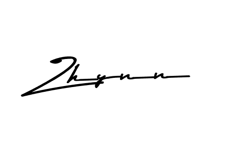 Zhynn stylish signature style. Best Handwritten Sign (Asem Kandis PERSONAL USE) for my name. Handwritten Signature Collection Ideas for my name Zhynn. Zhynn signature style 9 images and pictures png