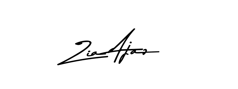 Create a beautiful signature design for name Zia Ajaz. With this signature (Asem Kandis PERSONAL USE) fonts, you can make a handwritten signature for free. Zia Ajaz signature style 9 images and pictures png