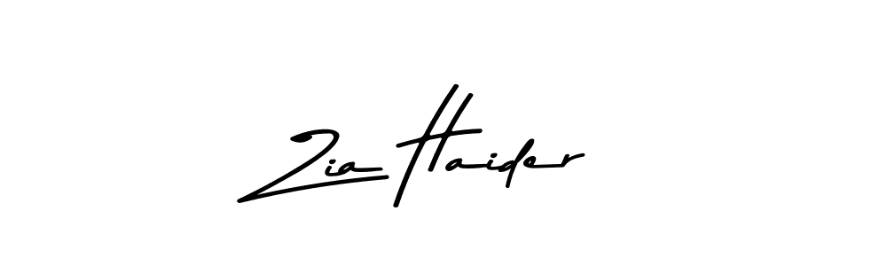 Zia Haider stylish signature style. Best Handwritten Sign (Asem Kandis PERSONAL USE) for my name. Handwritten Signature Collection Ideas for my name Zia Haider. Zia Haider signature style 9 images and pictures png