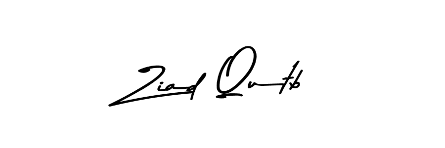 Ziad Qutb stylish signature style. Best Handwritten Sign (Asem Kandis PERSONAL USE) for my name. Handwritten Signature Collection Ideas for my name Ziad Qutb. Ziad Qutb signature style 9 images and pictures png