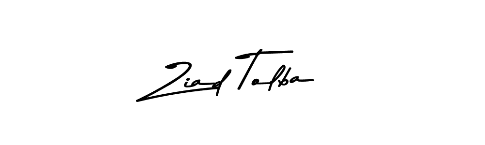 Design your own signature with our free online signature maker. With this signature software, you can create a handwritten (Asem Kandis PERSONAL USE) signature for name Ziad Tolba. Ziad Tolba signature style 9 images and pictures png