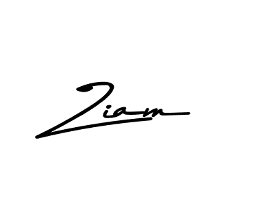 Use a signature maker to create a handwritten signature online. With this signature software, you can design (Asem Kandis PERSONAL USE) your own signature for name Ziam. Ziam signature style 9 images and pictures png