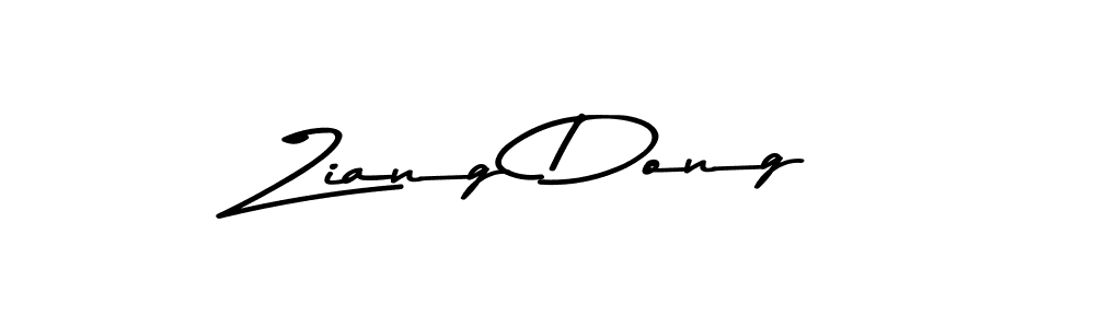 How to make Ziang Dong name signature. Use Asem Kandis PERSONAL USE style for creating short signs online. This is the latest handwritten sign. Ziang Dong signature style 9 images and pictures png