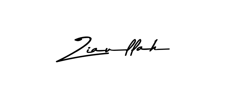 How to make Ziaullah name signature. Use Asem Kandis PERSONAL USE style for creating short signs online. This is the latest handwritten sign. Ziaullah signature style 9 images and pictures png