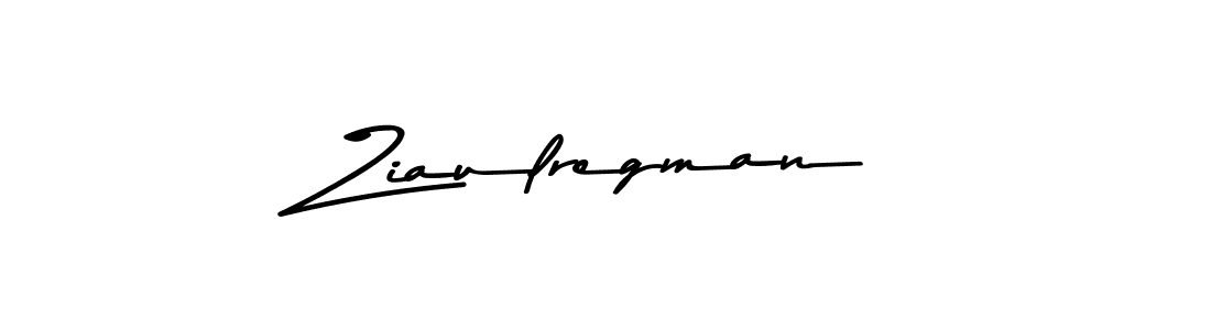 Design your own signature with our free online signature maker. With this signature software, you can create a handwritten (Asem Kandis PERSONAL USE) signature for name Ziaulregman. Ziaulregman signature style 9 images and pictures png
