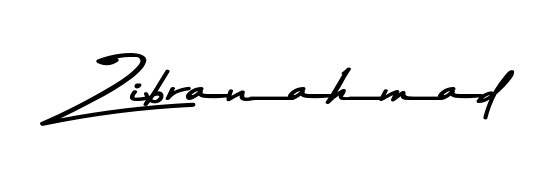 Use a signature maker to create a handwritten signature online. With this signature software, you can design (Asem Kandis PERSONAL USE) your own signature for name Zibranahmad. Zibranahmad signature style 9 images and pictures png
