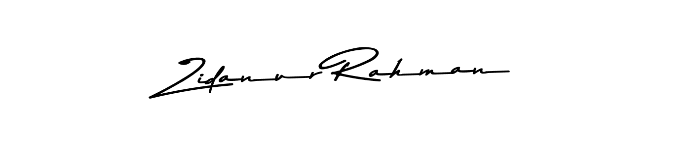 Make a beautiful signature design for name Zidanur Rahman. With this signature (Asem Kandis PERSONAL USE) style, you can create a handwritten signature for free. Zidanur Rahman signature style 9 images and pictures png