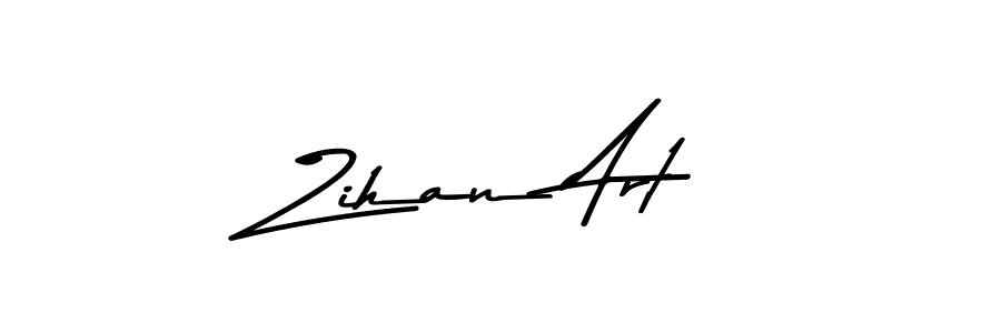 How to make Zihan Art signature? Asem Kandis PERSONAL USE is a professional autograph style. Create handwritten signature for Zihan Art name. Zihan Art signature style 9 images and pictures png